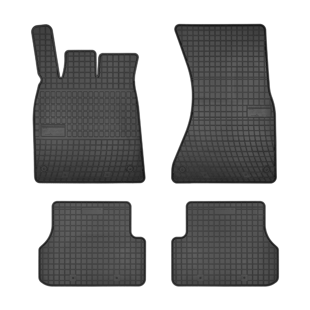 Nicoman Deluxe Fitted Car Floor Mats For Audi A6 C7 (2011-2018) – Black – Set Of 4